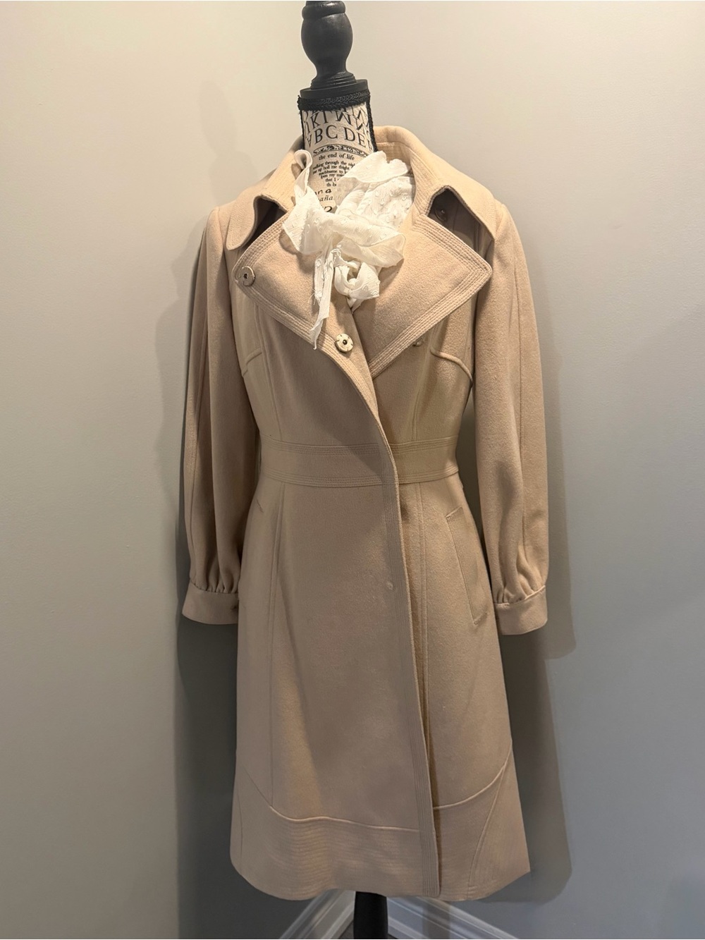 Marciano Cream Trench Coat
